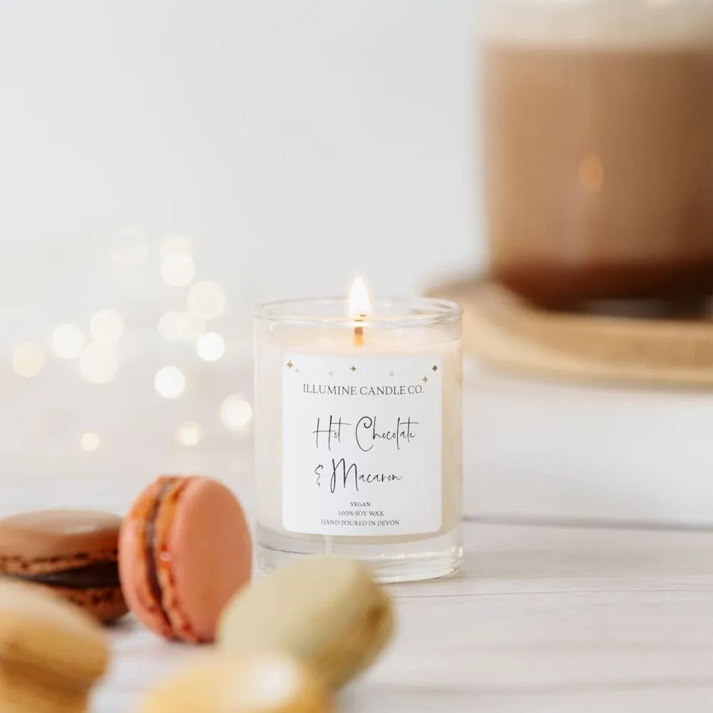 Hot Chocolate & Macaron Soy Wax Candle