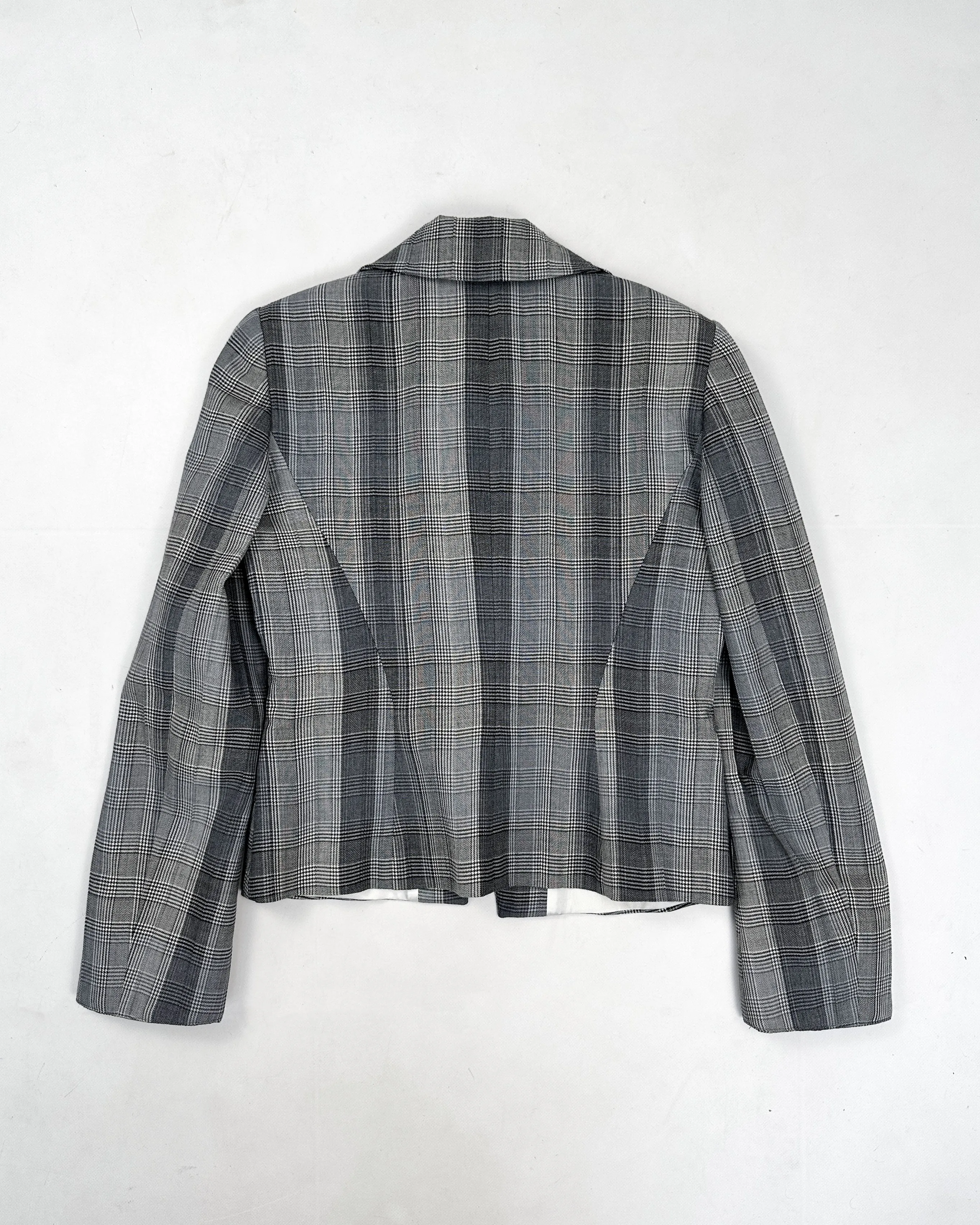 Iceberg Asymmetric Pattern Wool Blazer 2000's