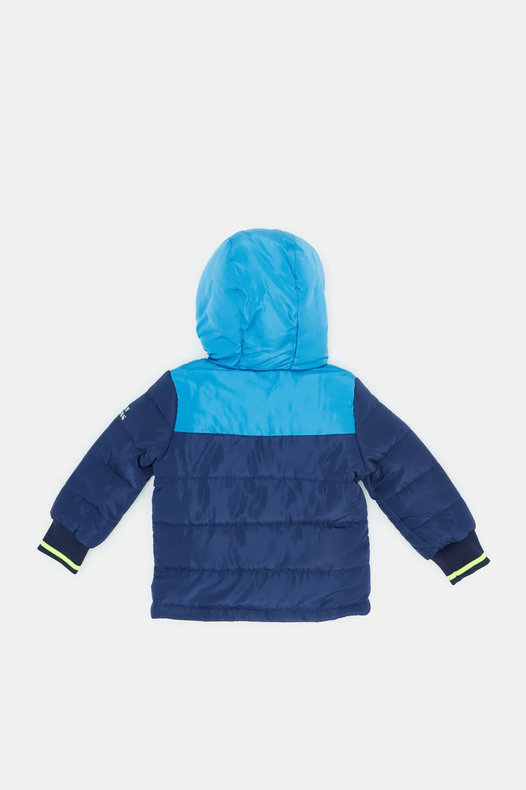 Infant Boys Navy Puffer Jacket