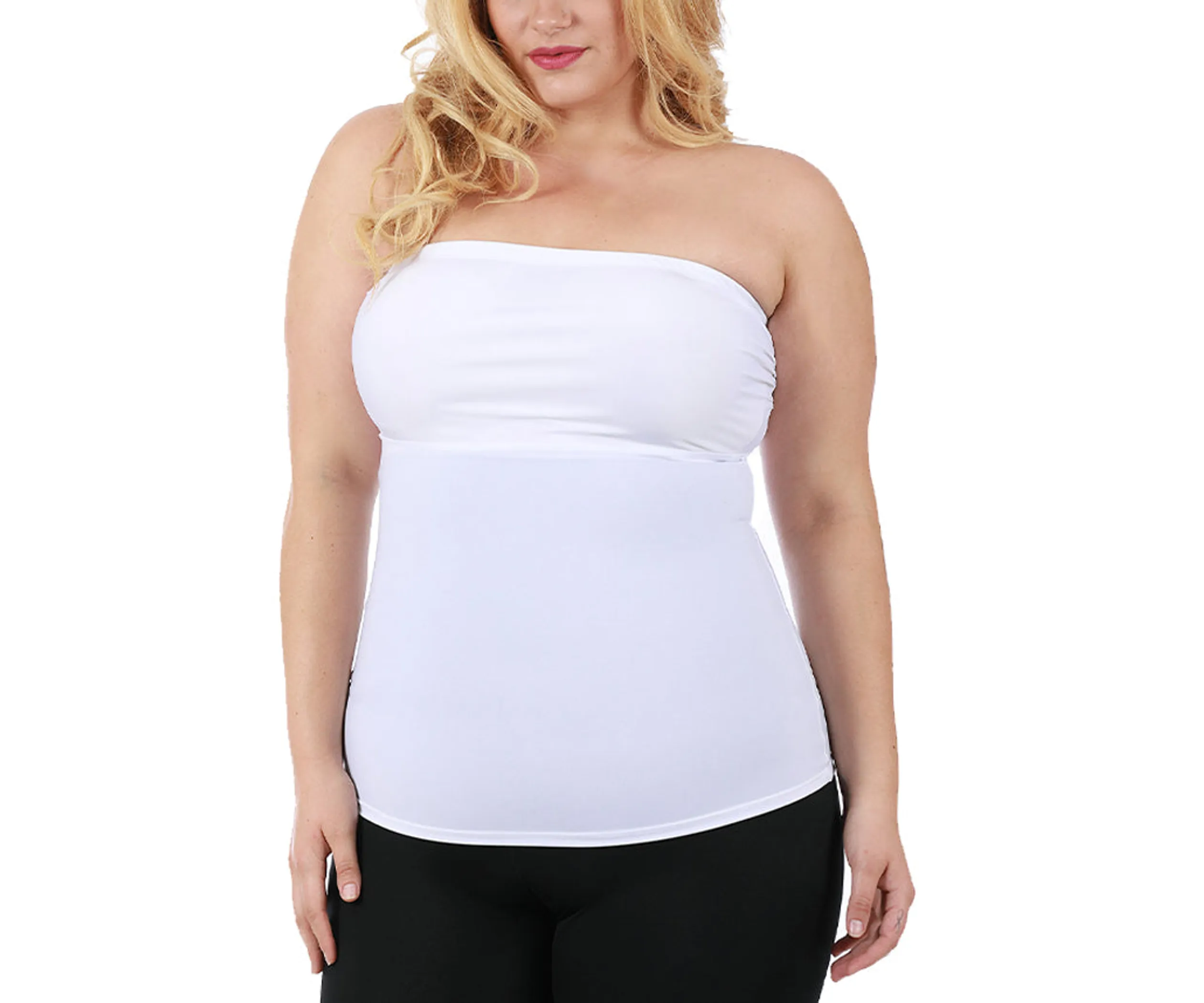 InstantFigure Curvy Strapless Bandeau Top - Pack Of: 1