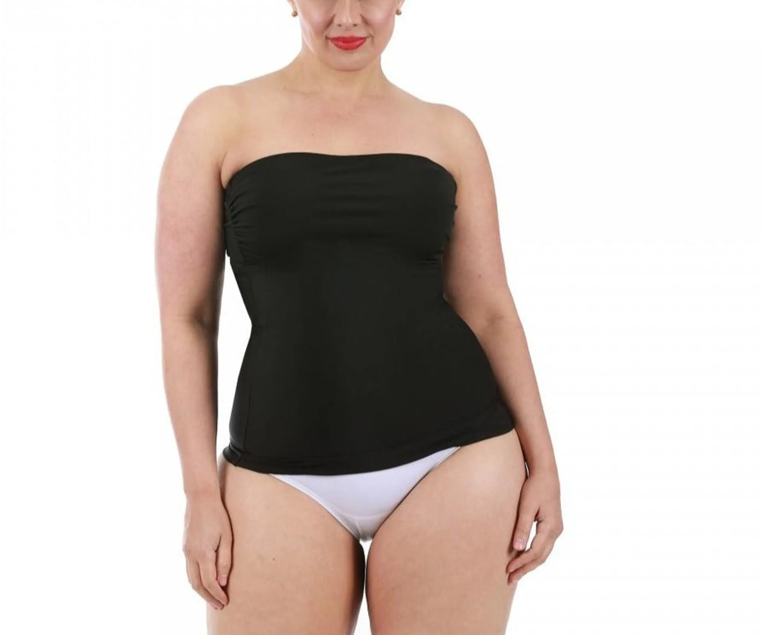 InstantFigure Curvy Strapless Bandeau Top - Pack Of: 1