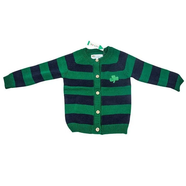 Irish Shamrock Kids Cardigan