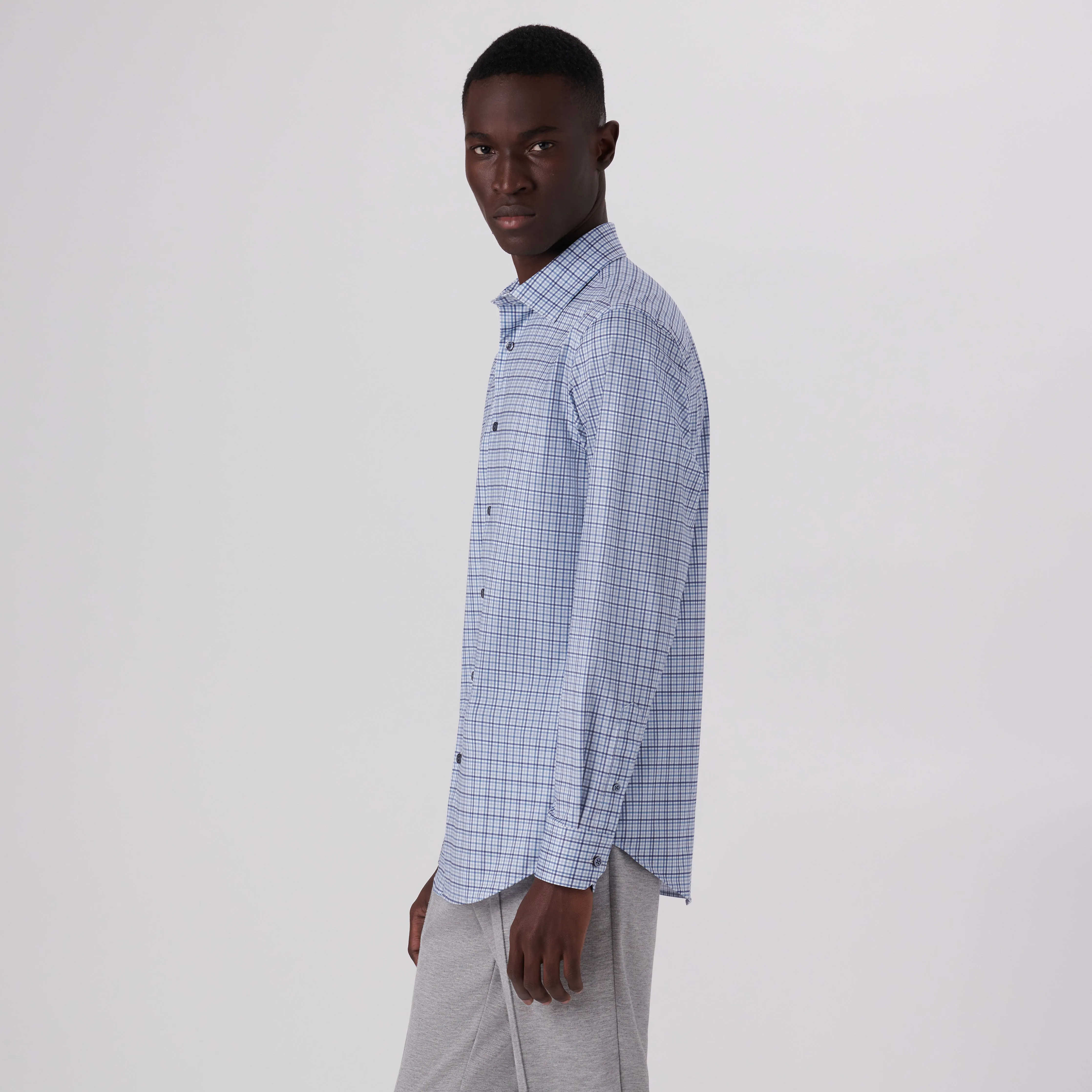 James Tattersall Check Print OoohCotton Shirt