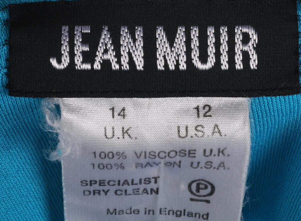 Jean Muir Vintage Blue Top UK 12/14