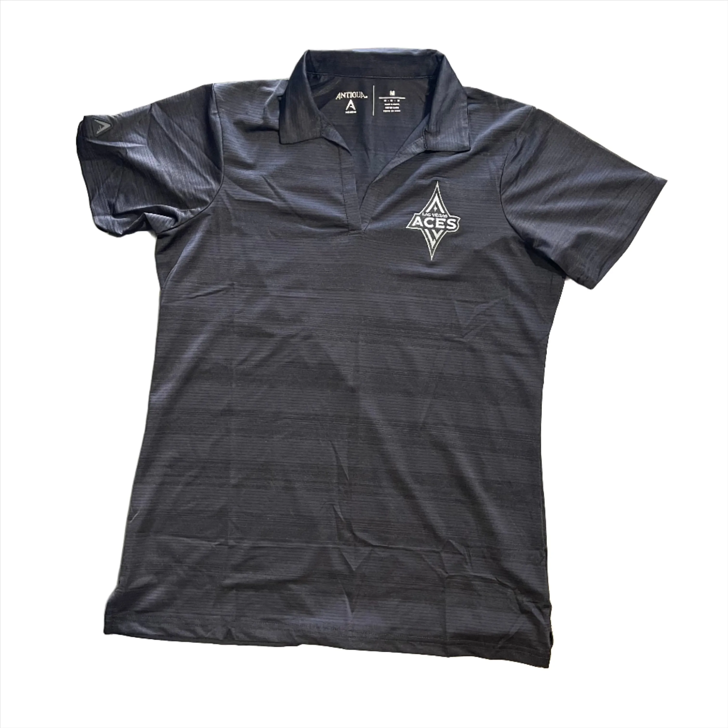 Las Vegas Aces Women's Antigua Compass Polo Shirt - Black