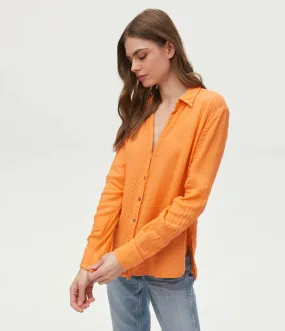 Leo Button Down Top - Marmalade