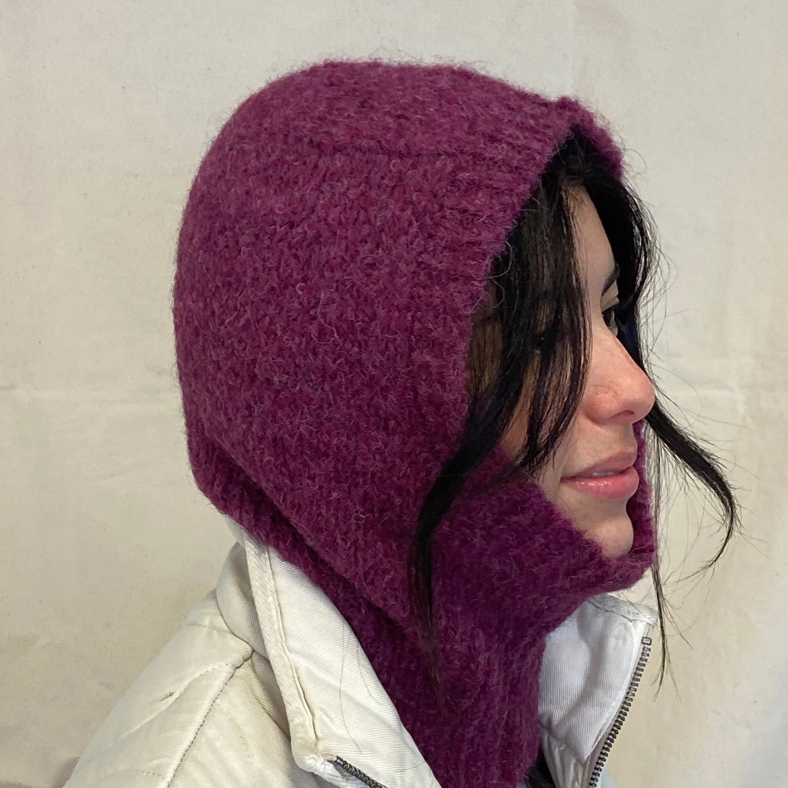 LEYA alpaca balaclava/hood