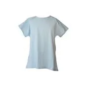 Light Blue Eyelet Trim Top