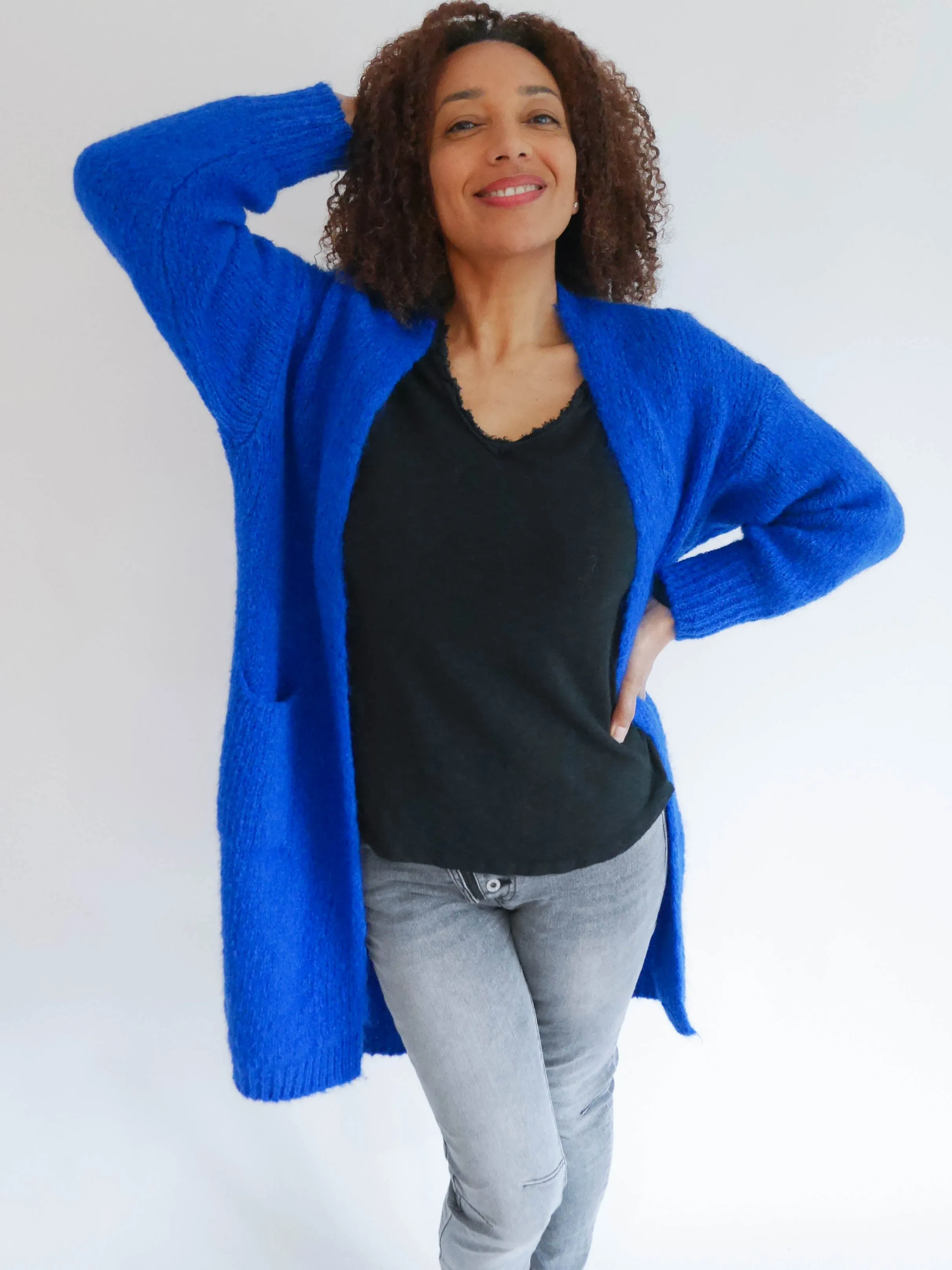 Lily Cardigan Royal Blue