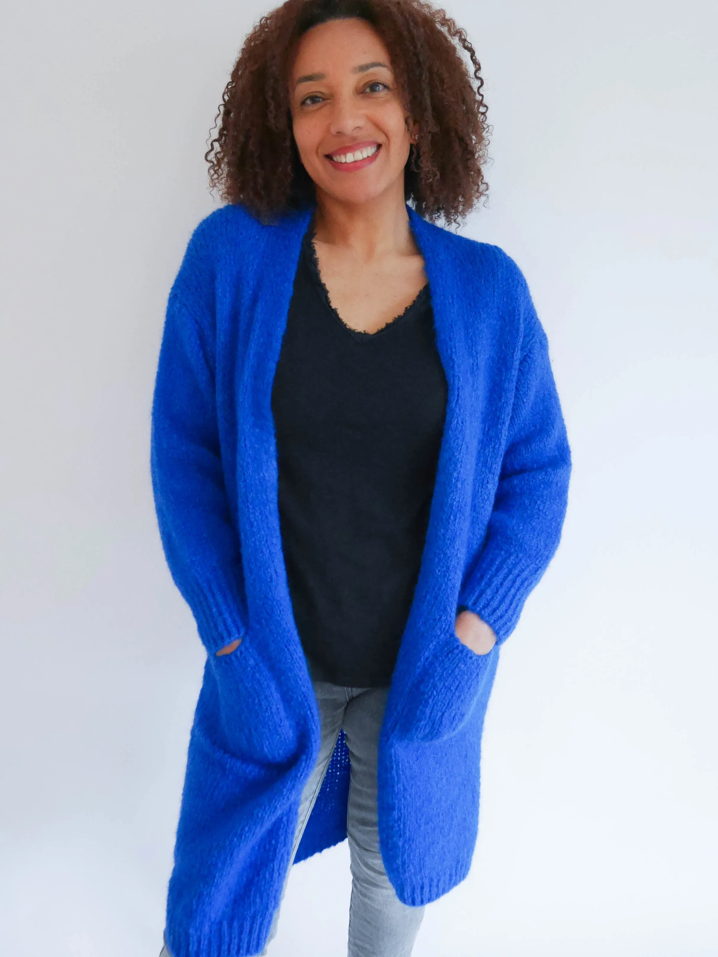 Lily Cardigan Royal Blue