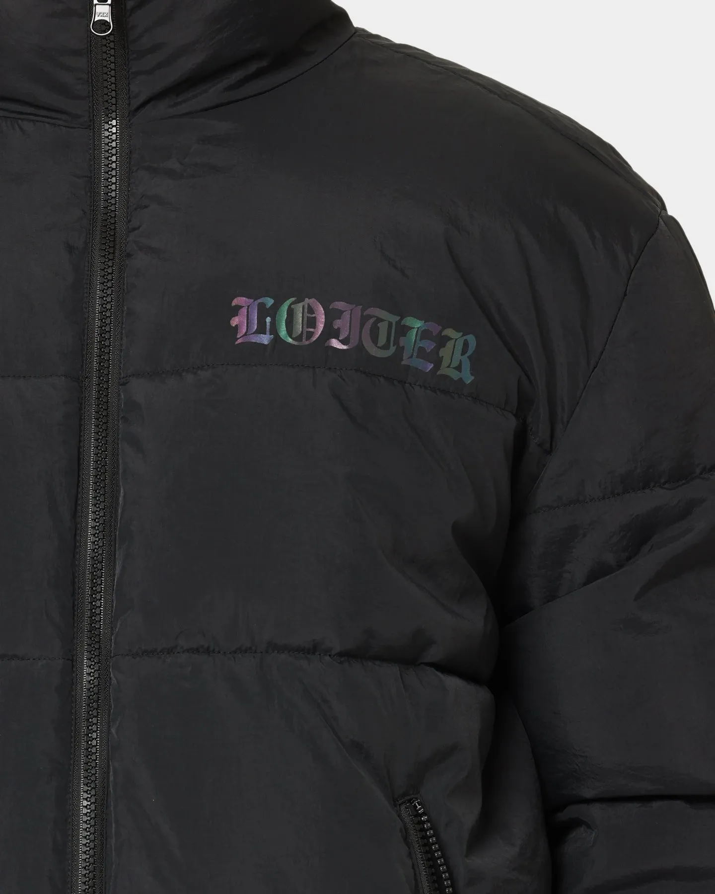 Loiter Certified Reversible Puffer Jacket Black