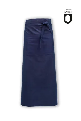 Long Apron Blue