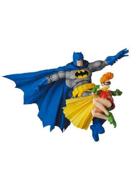 MAFEX Batman Blue Ver. & Robin (The Dark Knight Returns)