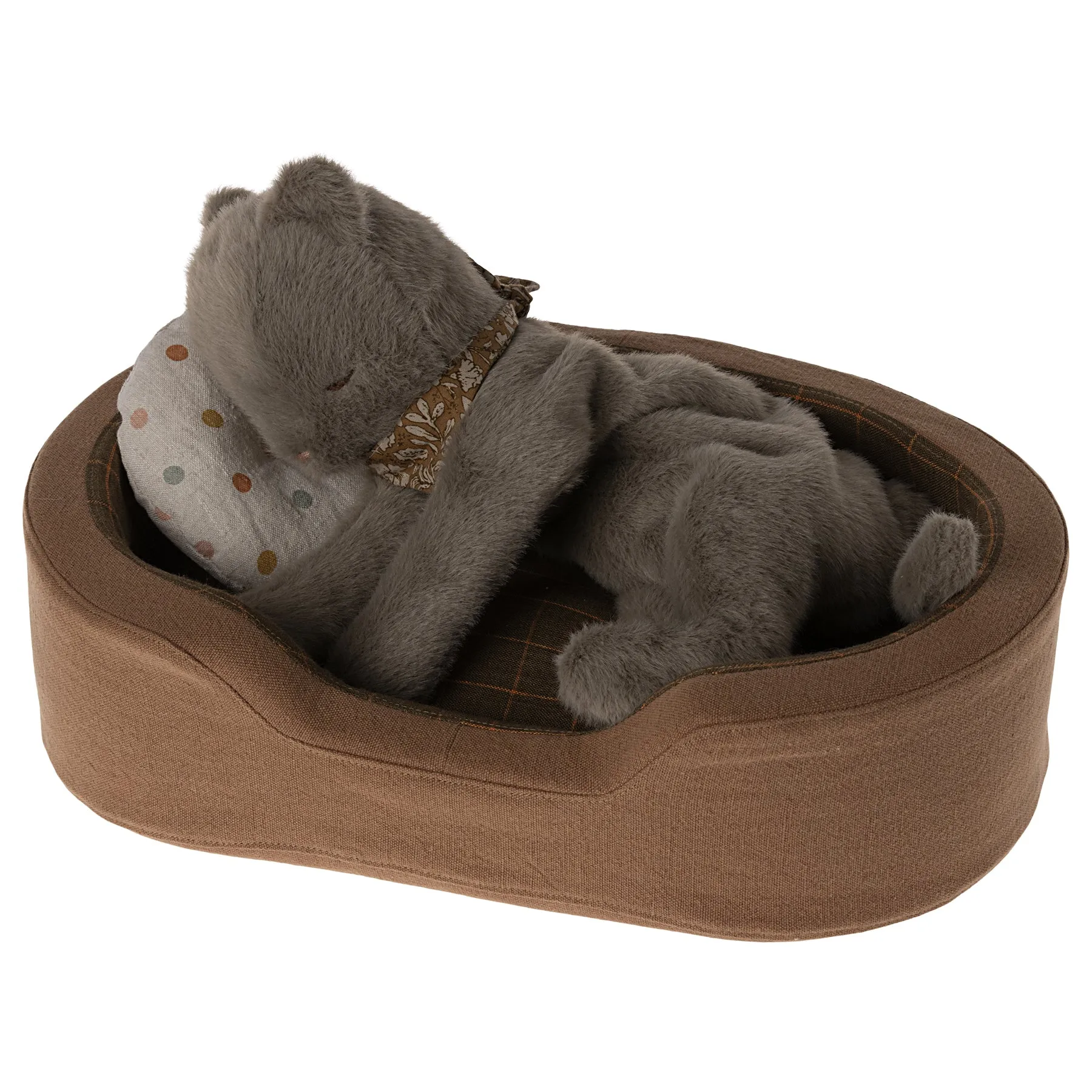 Maileg Cosy basket, Medium - Brown