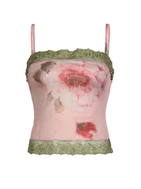 Marion Lace Detailed Floral Top