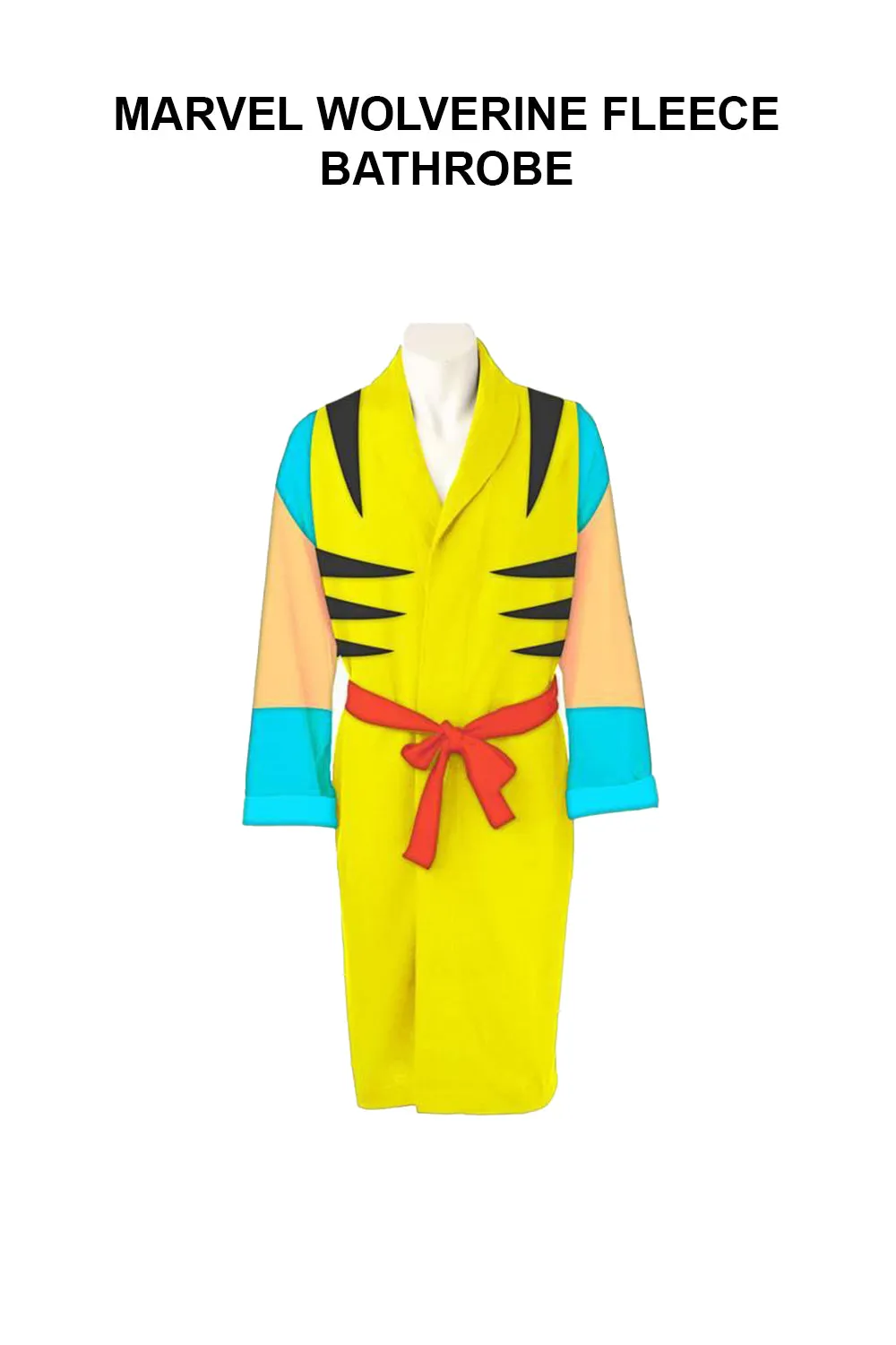 Marvel Wolverine Fleece Bathrobe