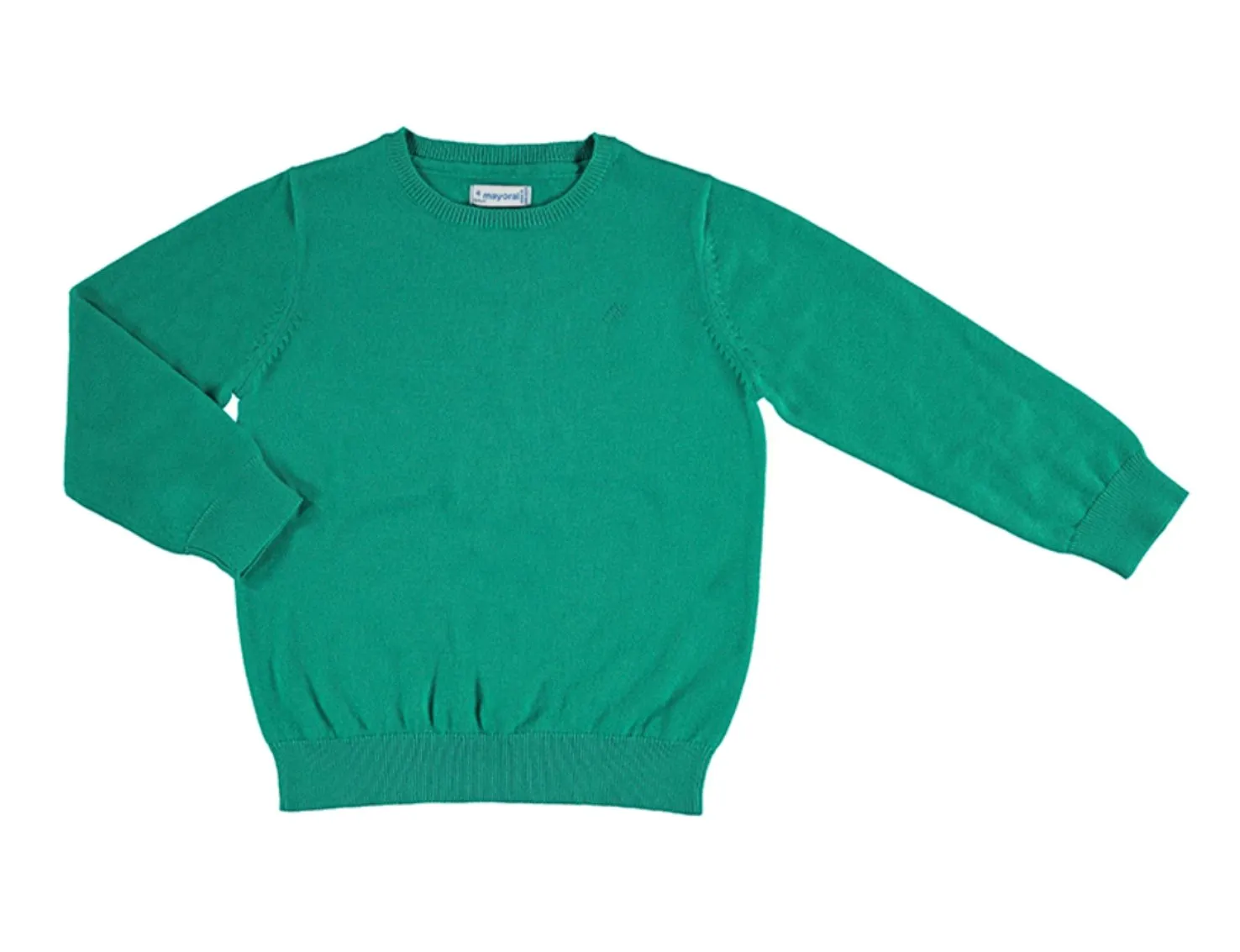 Mayoral Boys Green Long Sleeve Sweater