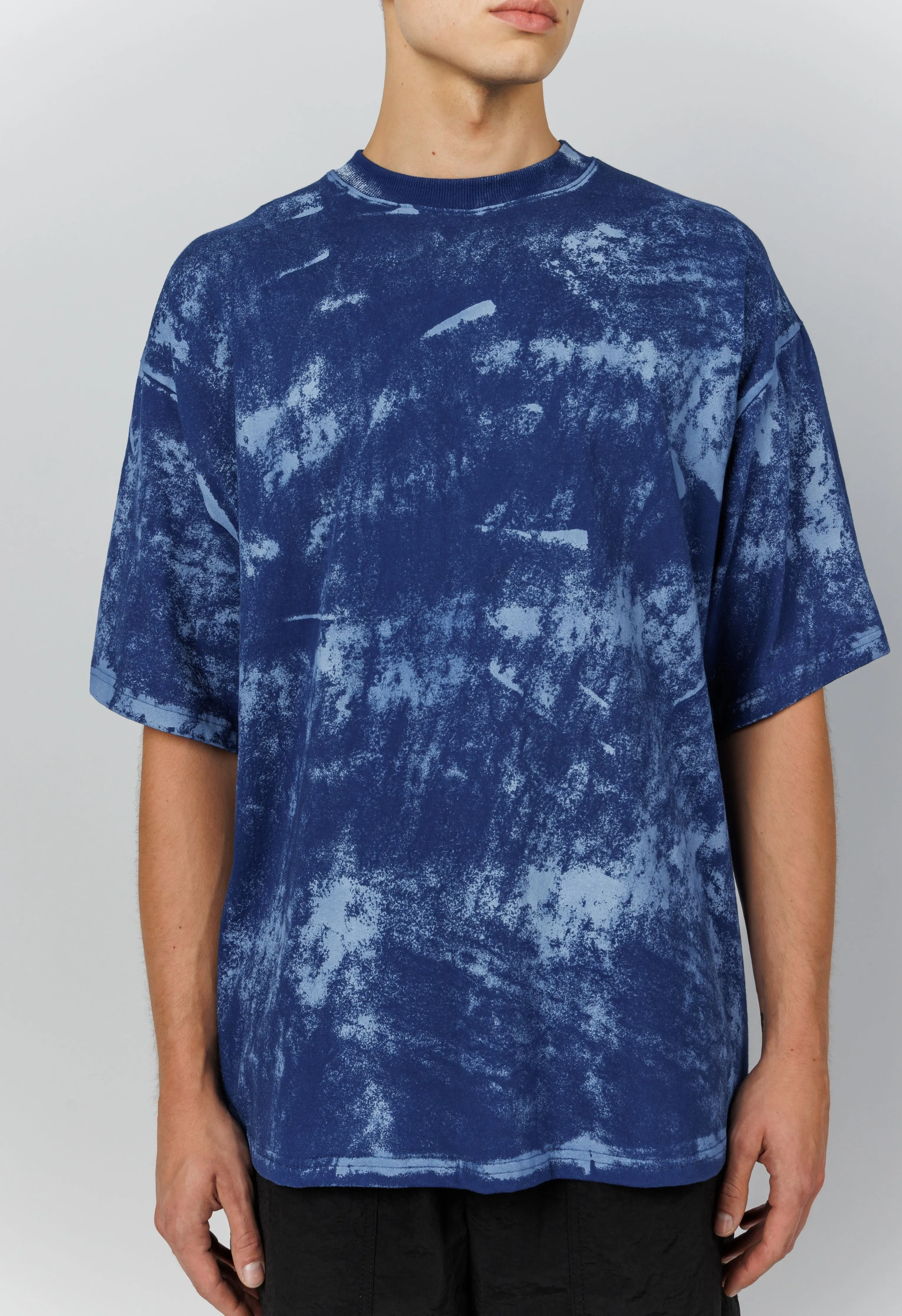 Mens Graphic Tee in Blue