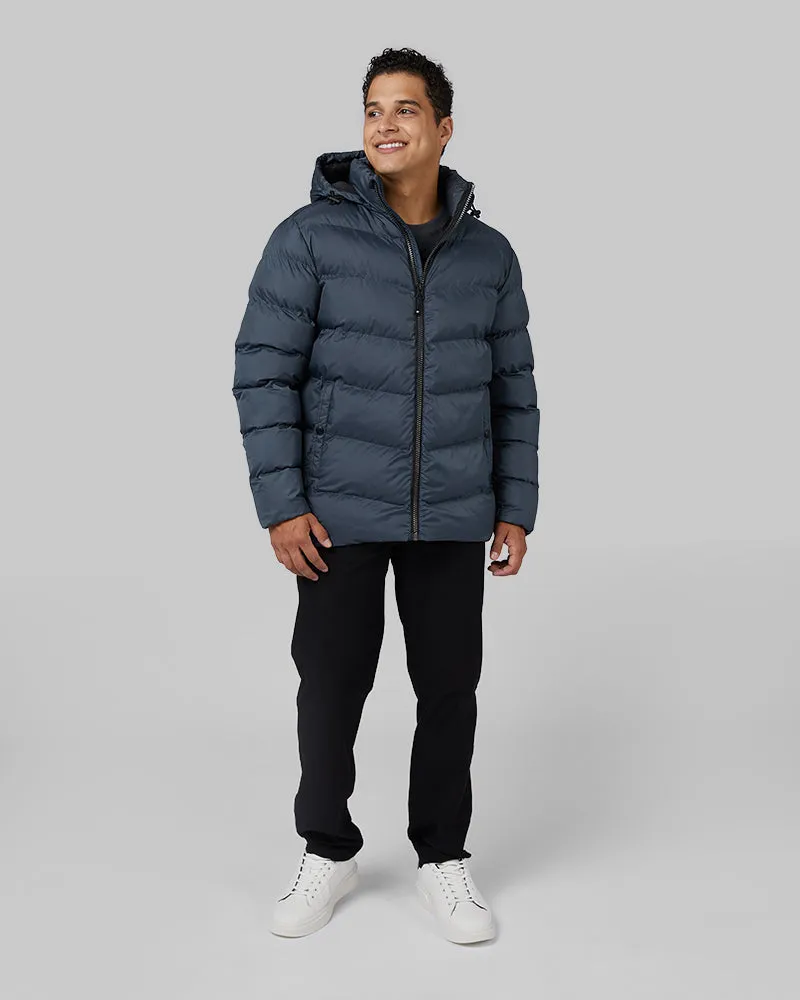 MEN'S MICROLUX HEAVY POLY-FILL PUFFER JACKET