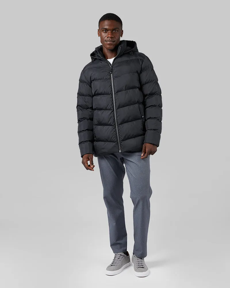 MEN'S MICROLUX HEAVY POLY-FILL PUFFER JACKET