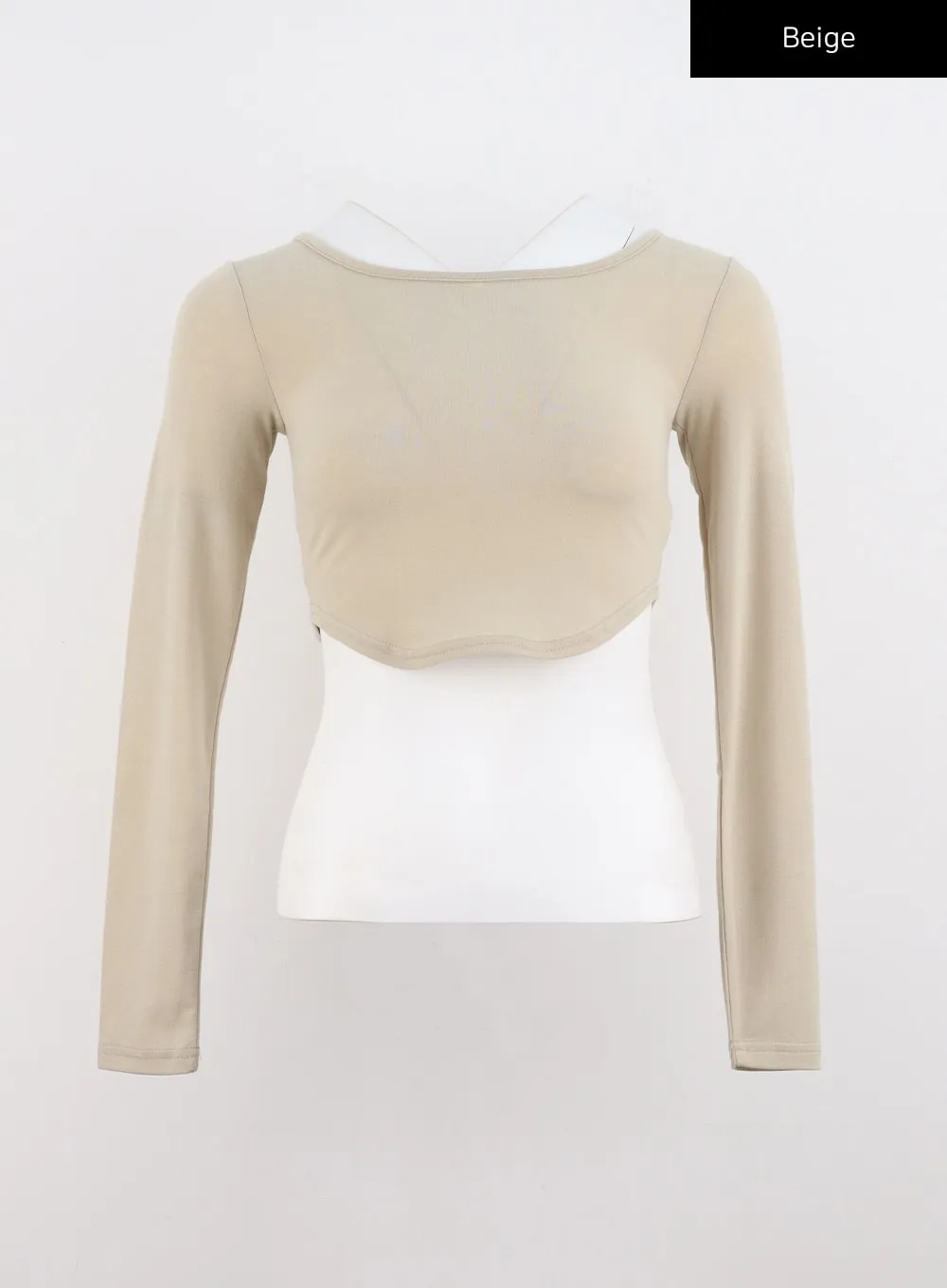 Metro Modern Bare-Midriff Top CO318