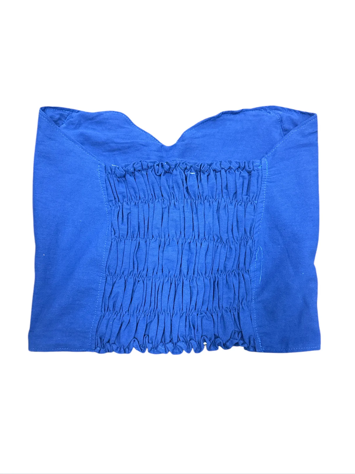 Mexican Royal Blue Corset Top