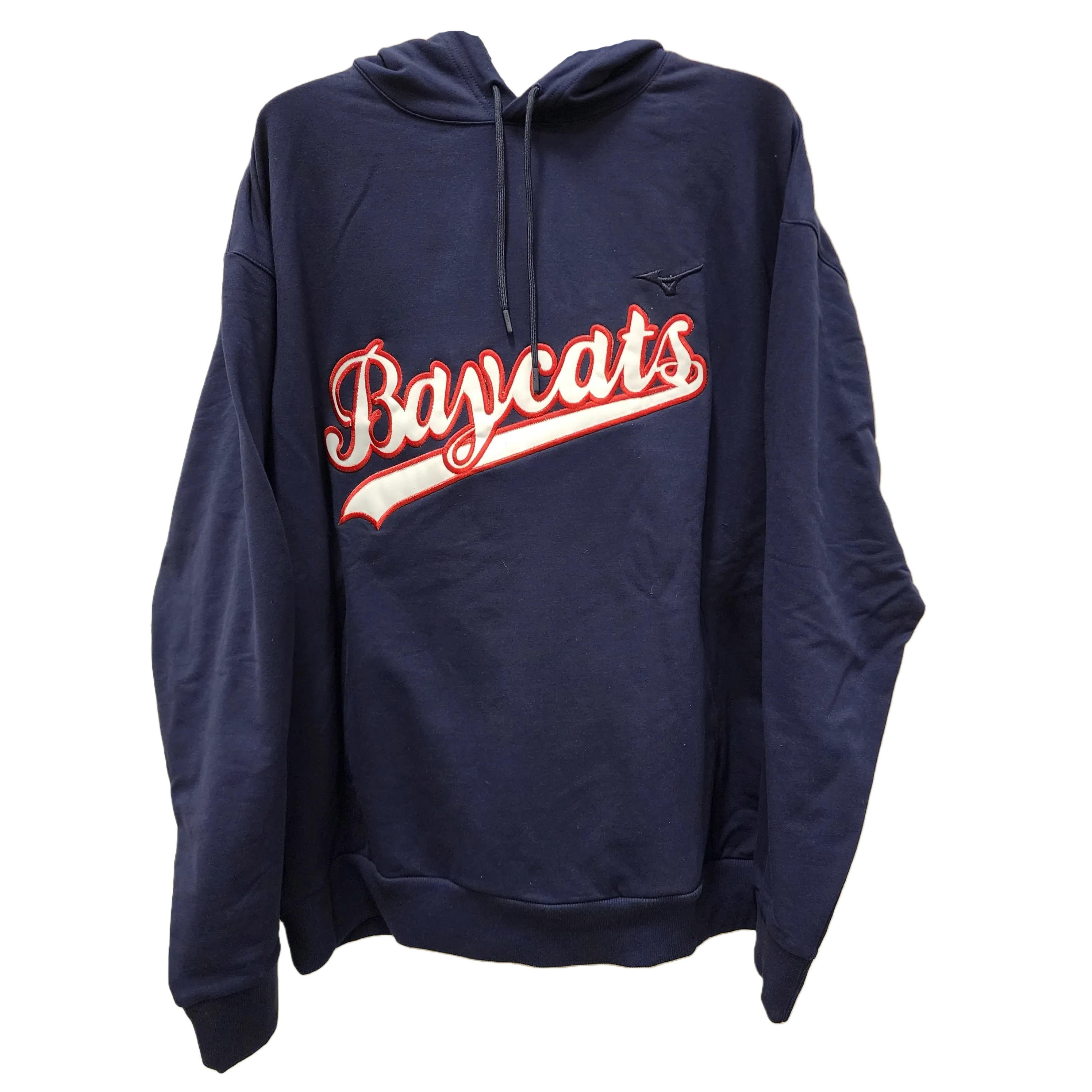 Mizuno Recover Barrie Baycats Hoodie | Embroidered Logo and Number | Navy