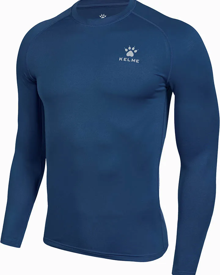 NAVY KELME BASELAYER LONG SLEEVE TOP