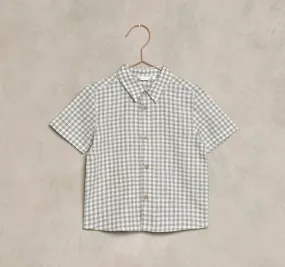 NoraLee Boys Blue Gingham Atlas Shirt