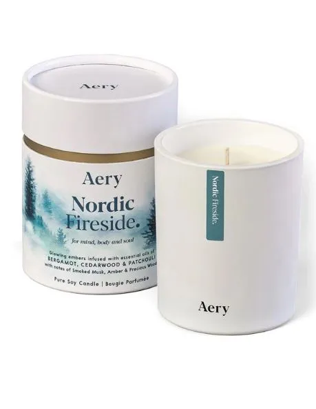 Nordic Fireside 200g Candle - Aery Living