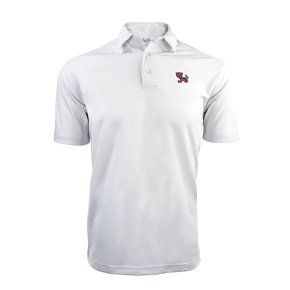 Old School Tiger White Polo