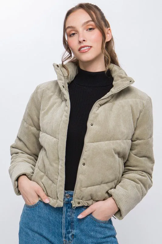 Oliver Corduroy Puffer Jacket