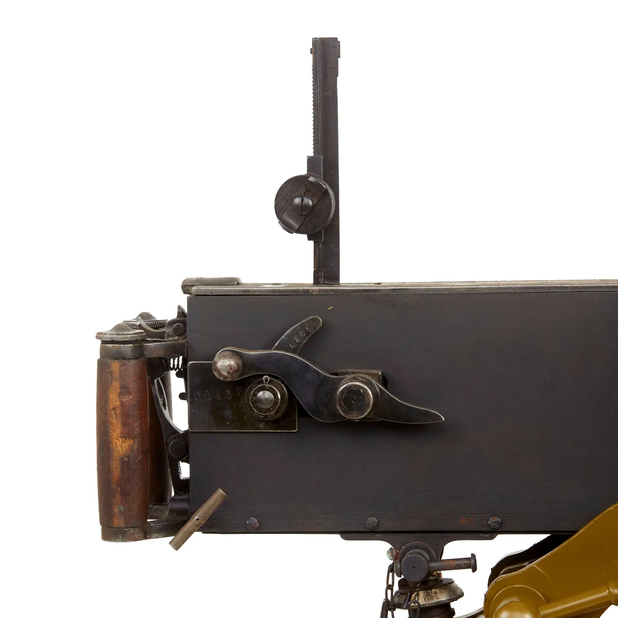 Original Russian WWII Maxim M1910 Fluted Display Machine Gun with Sokolov Mount & Accessories - dated 1939