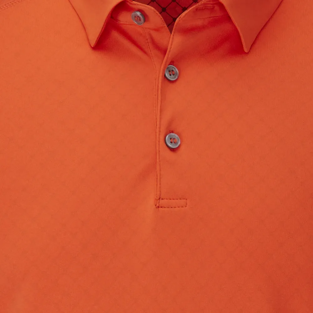 Ping Elemental Long Sleeved Polo Shirt - Flame