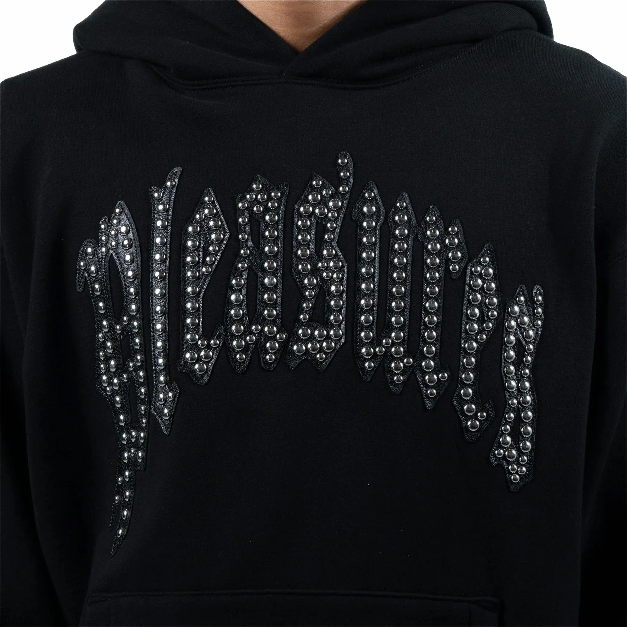 Pleasures Twitch Studded Hoodie (Black)