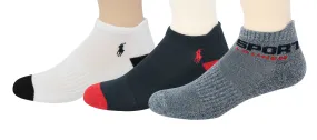 Polo Ralph Lauren 3-Pack Polo Sport Low Cut Sock