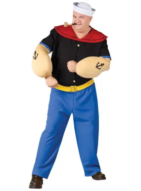 Popeye The Sailor Man Mens Plus Size Costume