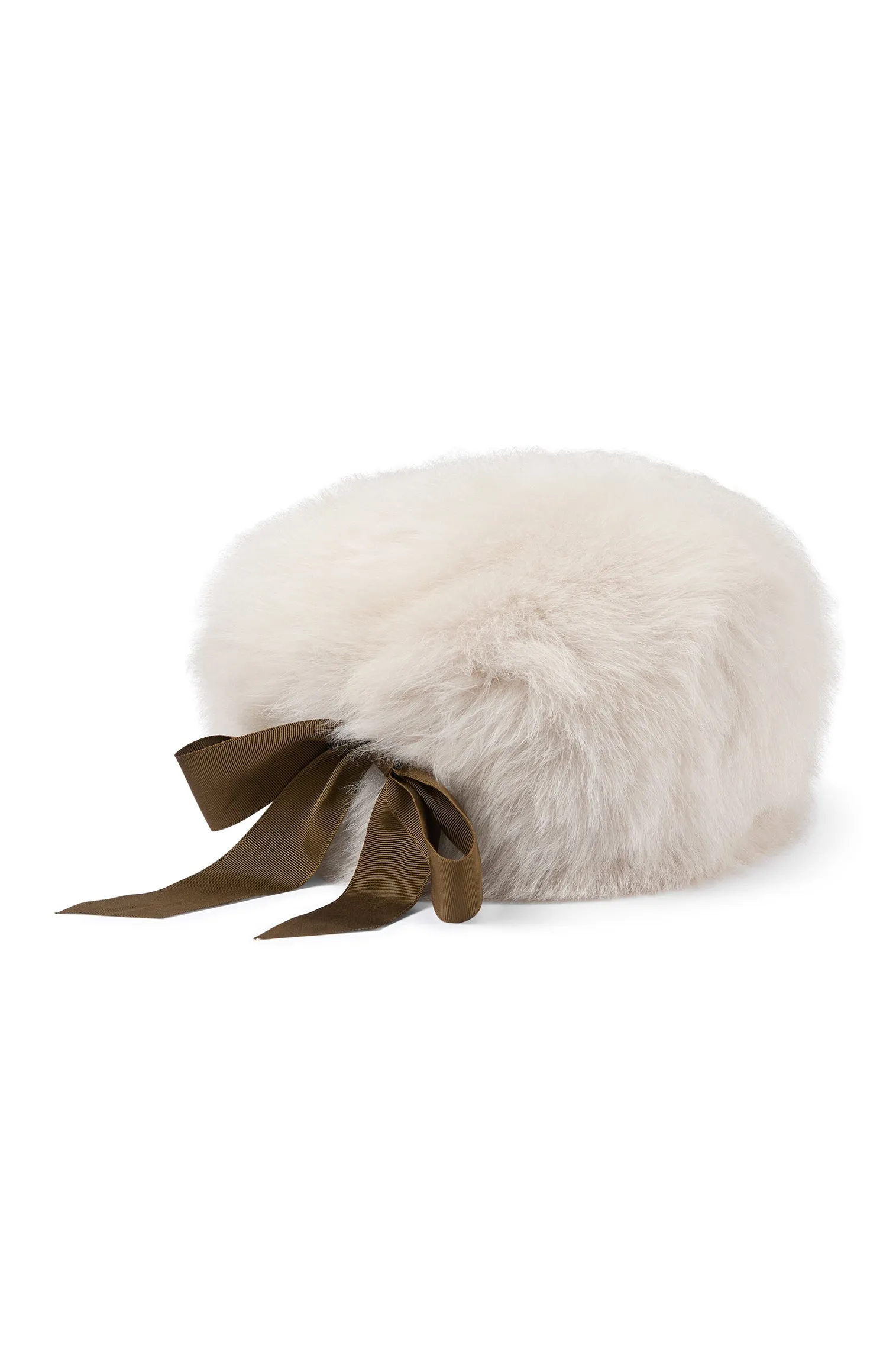 Portia Chalk Shearling Winter Hat