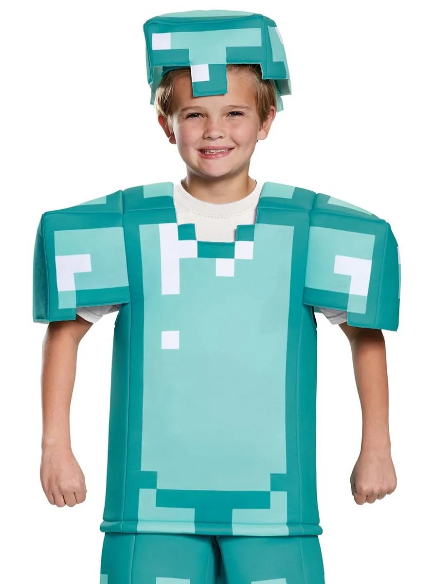 Prestige Minecraft Diamond Amour Childrens Book Week Costume