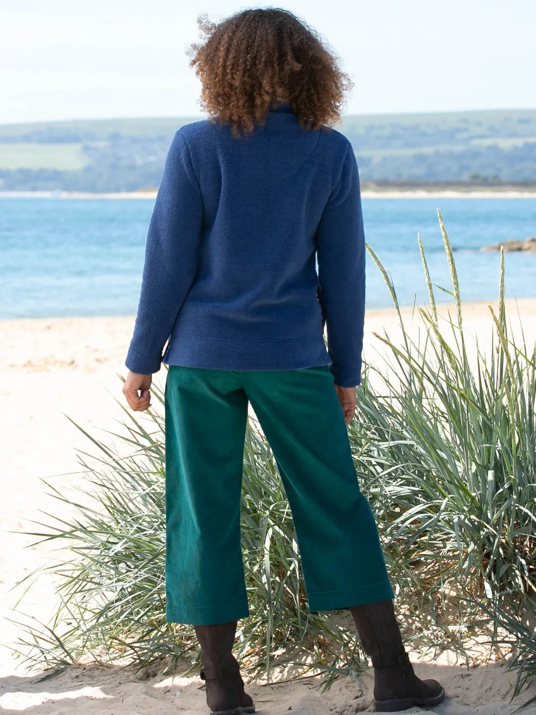 Purbeck fleece navy