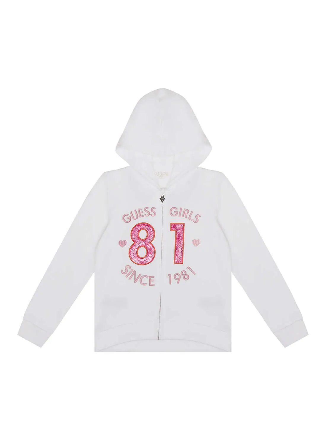 Pure White 81 Zip Hoodie (2-7)