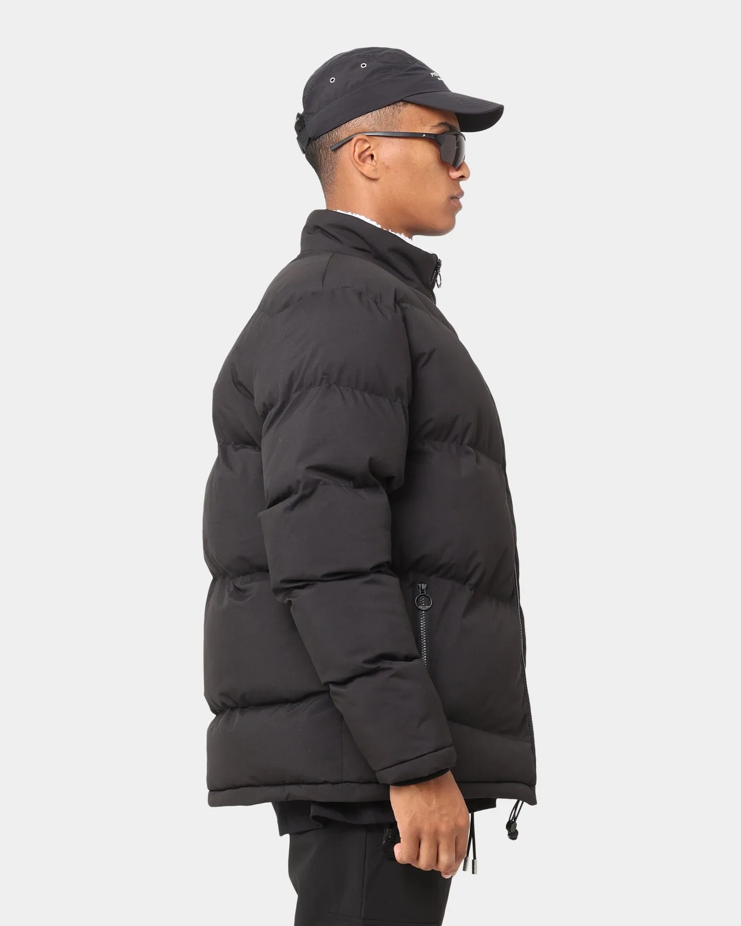 PYRA Sherpa Puffa Jacket Black