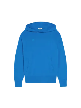 Recycled Cashmere Hoodie—cerulean blue