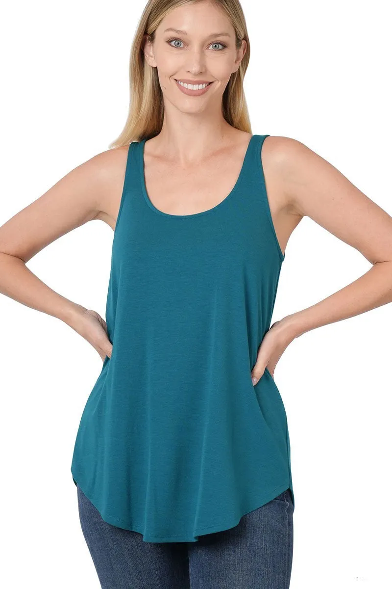 Round Hem Tank Top