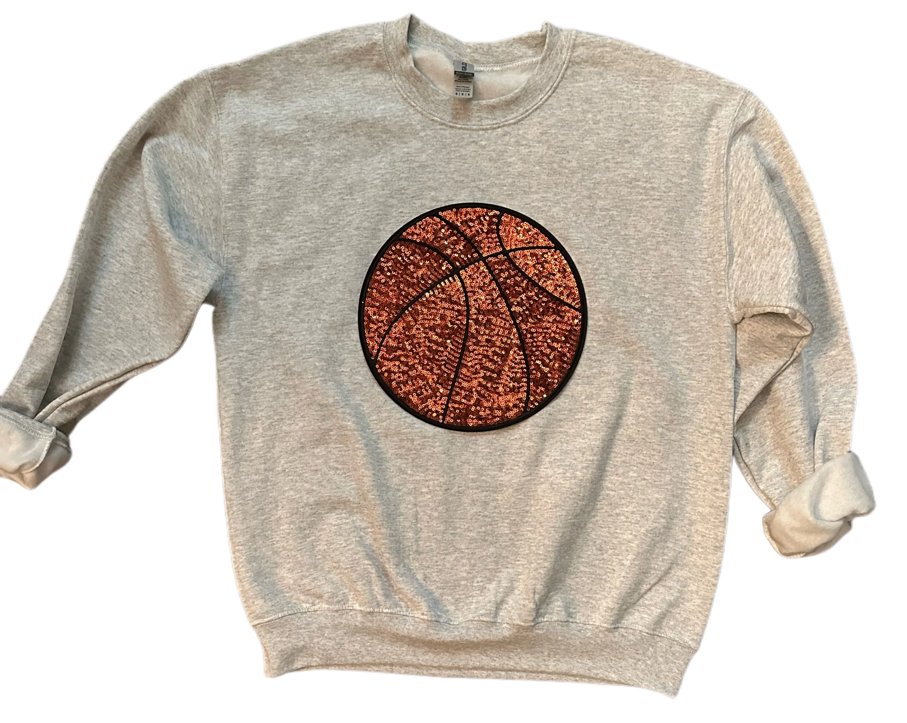 Sequin Basketball Sweatshirt (Various Colors)