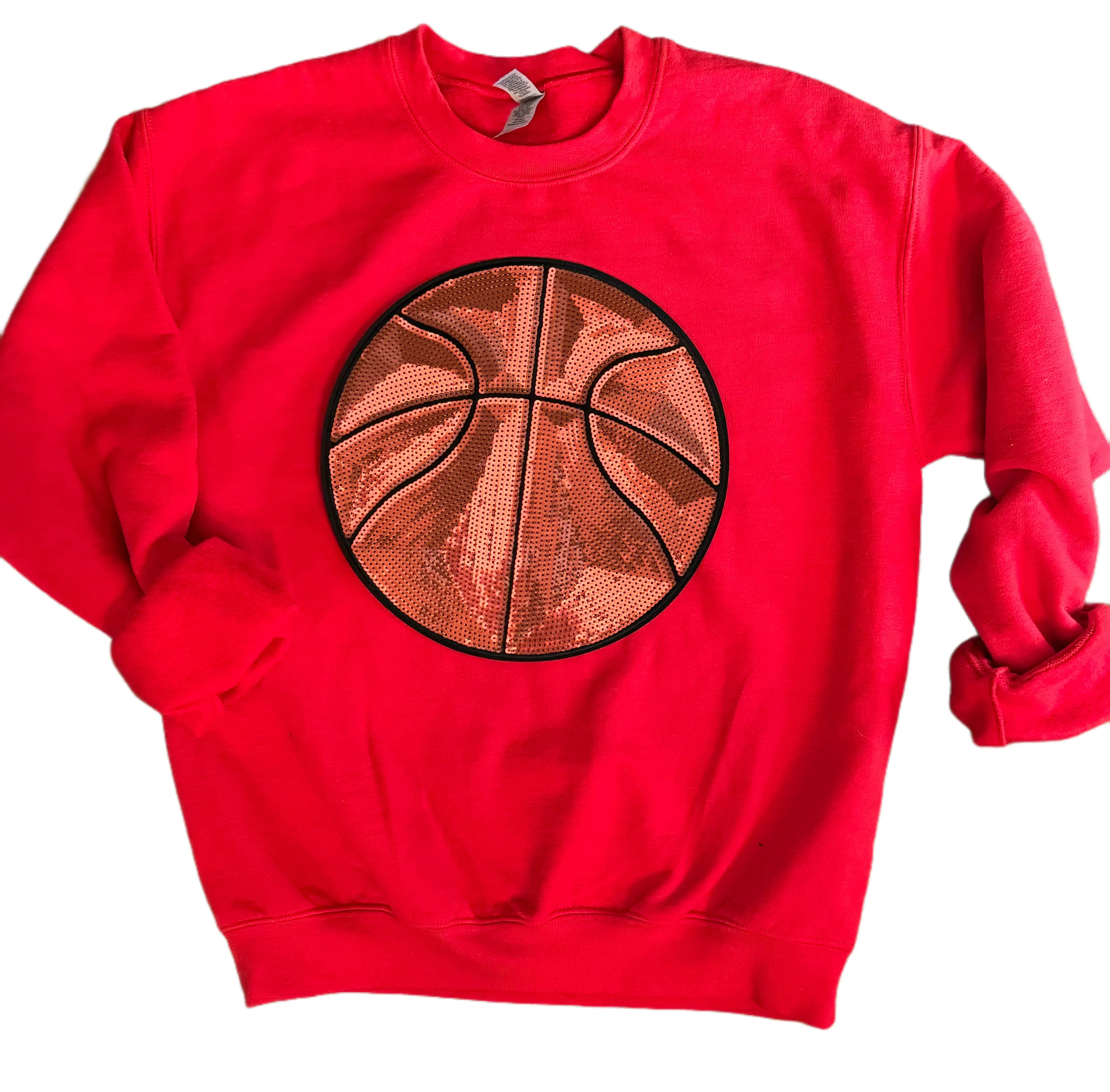 Sequin Basketball Sweatshirt (Various Colors)