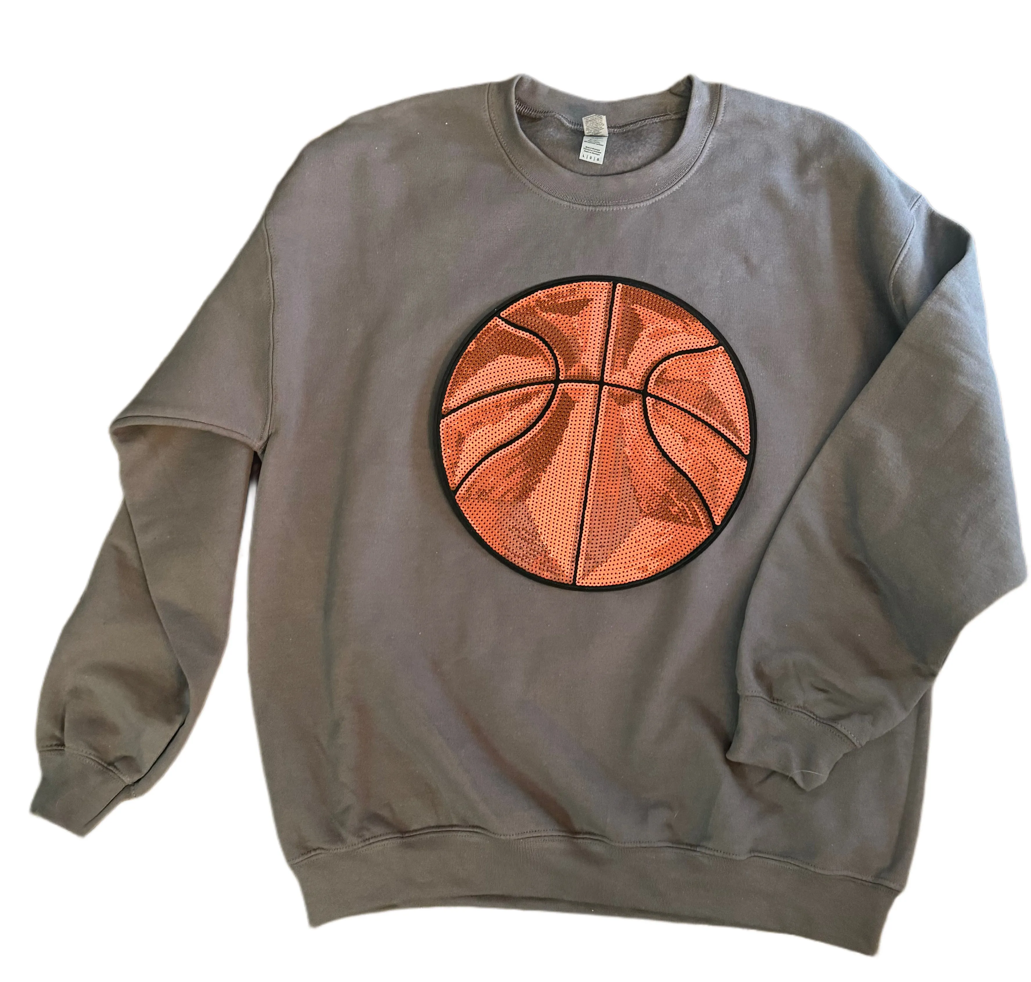 Sequin Basketball Sweatshirt (Various Colors)