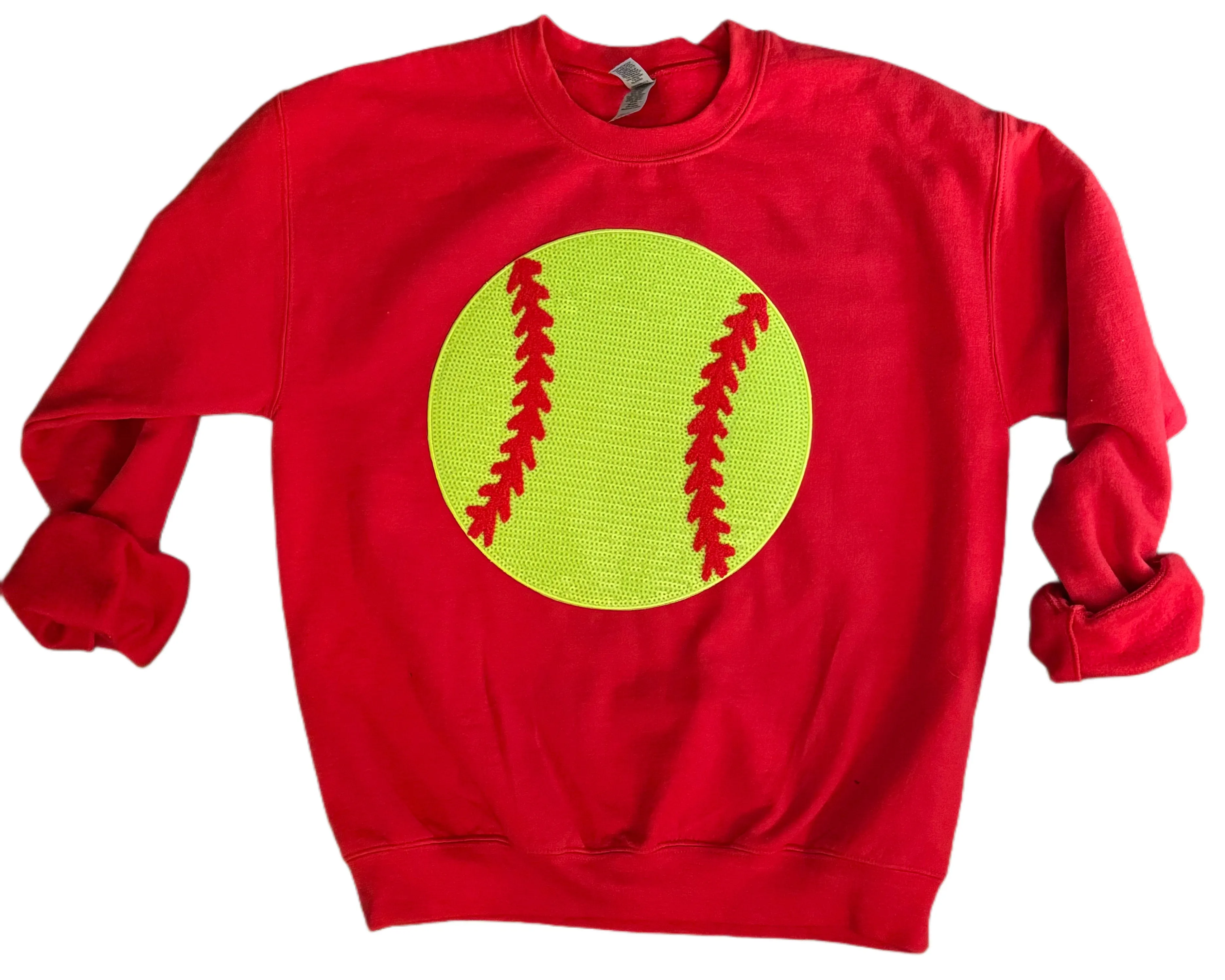 Sequin Softball Sweatshirt & Hoodies (Various Options)