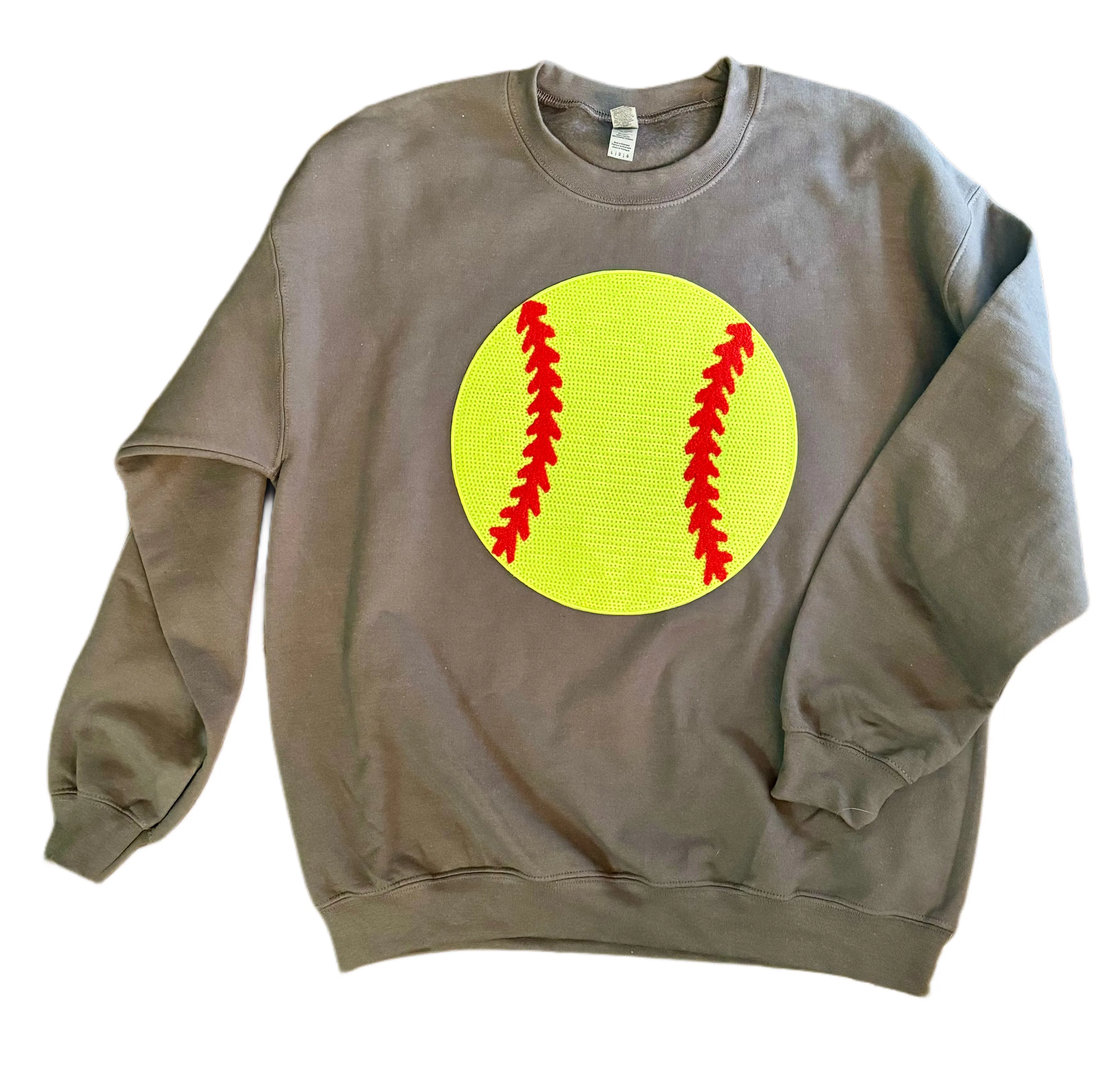 Sequin Softball Sweatshirt & Hoodies (Various Options)