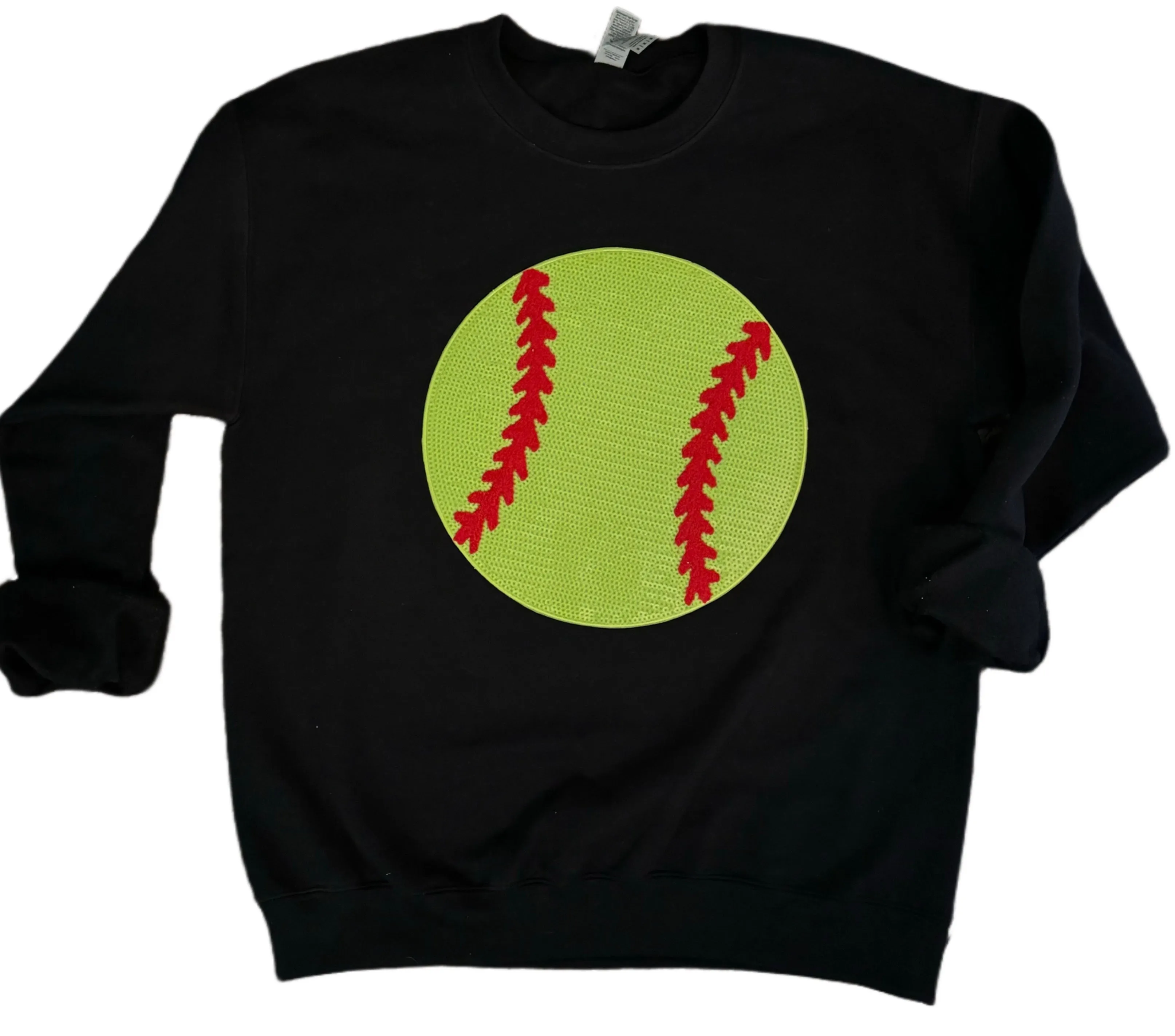 Sequin Softball Sweatshirt & Hoodies (Various Options)